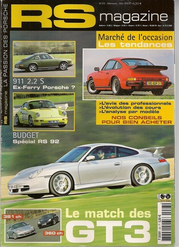Magazine porsche 996 gt3 - 996,