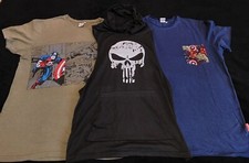 MARVEL 3 MAGLIETTE LOTTO  N.2 T-SHIRT UOMO TG.XL (L) + SMANICATO L (XL)