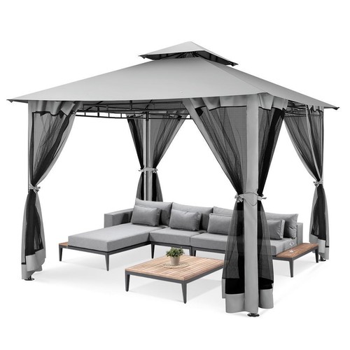 Gazebo 3x3m 6x3 design - gazebo, 3,6x3,6m