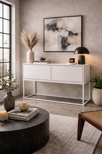 Credenza media bianca urban - bianca,