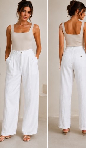 Pantalone donna zara vita alta - pantalone,