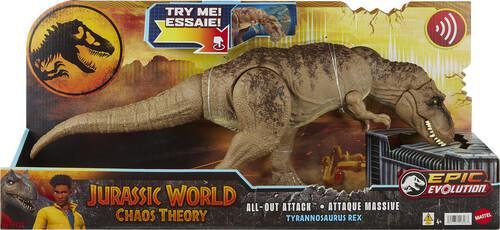 Jurassic world rex attacco - jurassic, t-rex