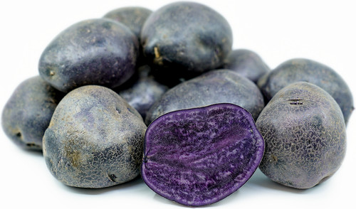 Fresh purple potatoes - fresh,