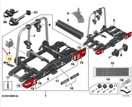 Cricchetto portabici