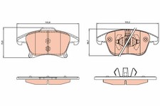 TRW Pastiglie Freno GDB2075