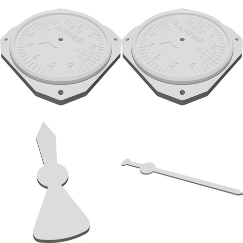 Quadrante orologio altimetro - orologio,
