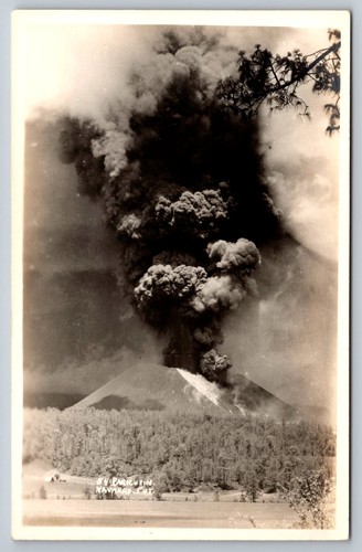 Cartolina paricutin vulcano - paricutin,