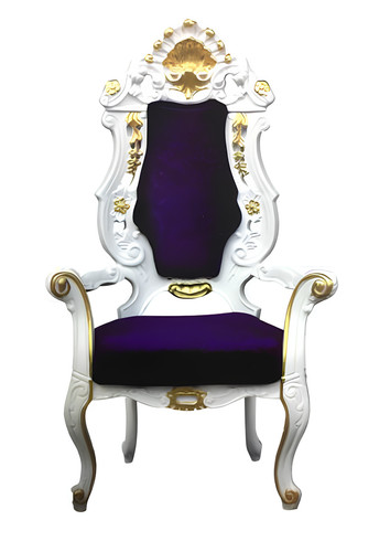 Poltrona trono imbottitura - trono,