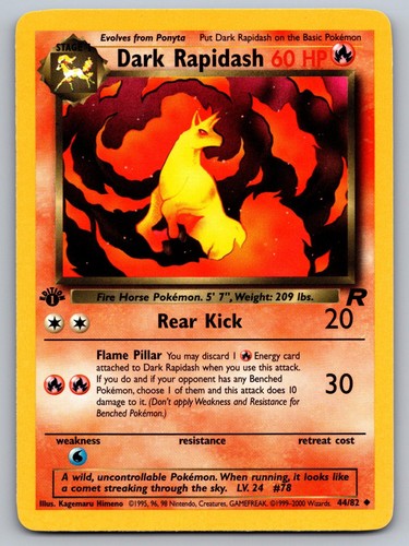 Dark rapidash uncommon - 44/82,