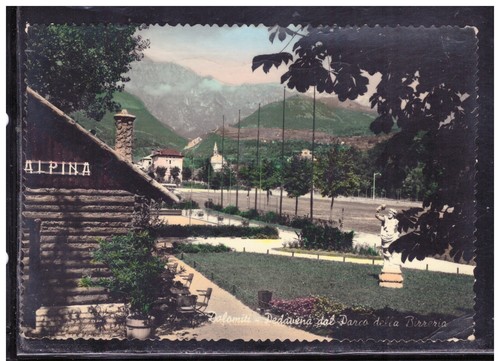 Cartolina dolomiti pedavena - cartolina,