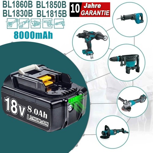 Batteria per makita - 8,0, ah