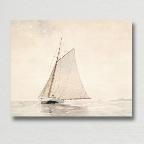 Quadro vintage barca - , vela