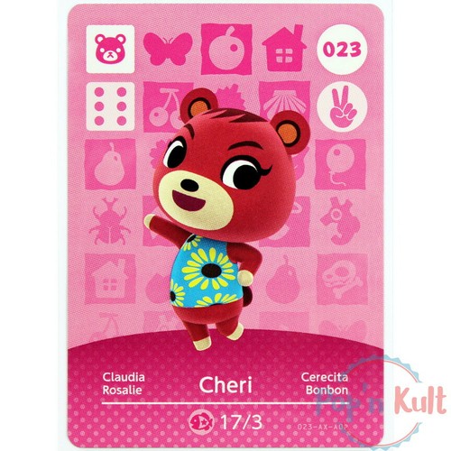 Carte amiibo animal - carte,