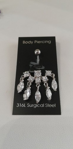 Piercing ombelico acciaio