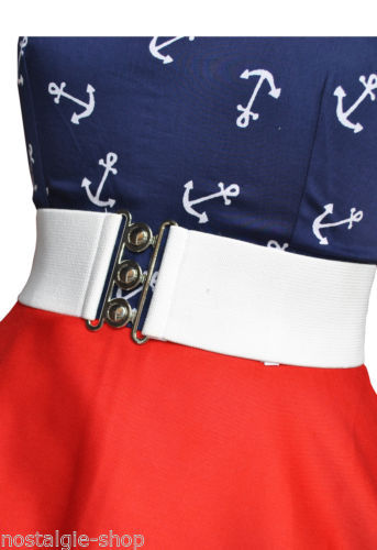 Rosso bianco nero cintura - rosso,