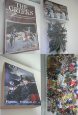 Lotto Soldatini Atlantic Greci Carabinieri Formaplast Robin Hood LOD Buste Vedi