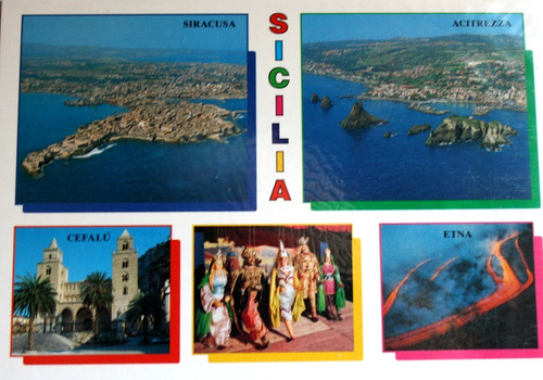 Cartolina sicilia panorami - ,
