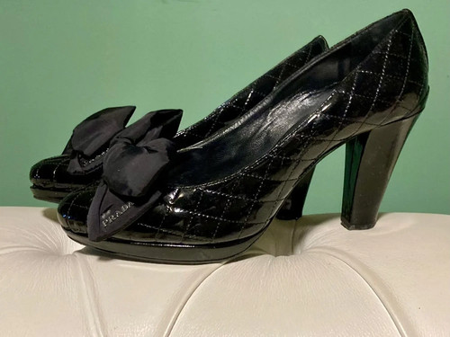 Prada scarpe vernice nera con - prada,