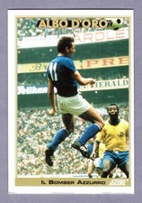 GIGI RIVA with PELE Card Panini Score 1993 ( NO Figurine Adrenalyn ) MINT!