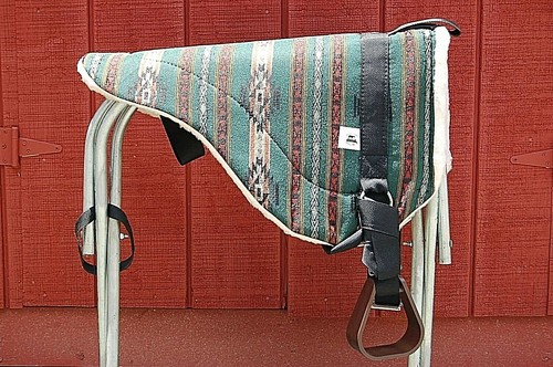 Sella bareback pad verde - bareback,