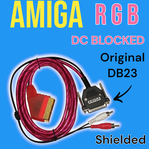 Cavo amiga scart rgb alta - rgb,