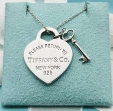 Targhetta cuore Tiffany con