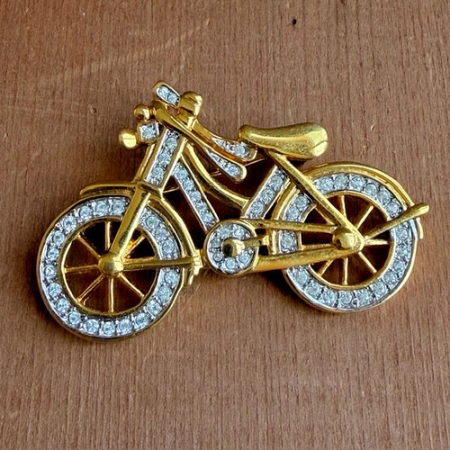 Spilla bicicletta vintage - , tono