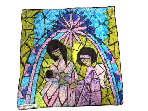 Mwt 60s skandia - nativity, hanky