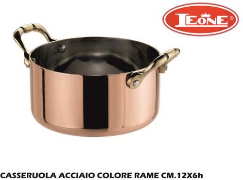 Casseruola acciaio inox colore - casseruola,