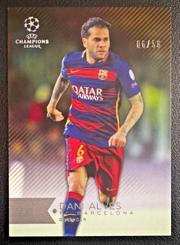 Dani alves 2015 topps - topps, uefa