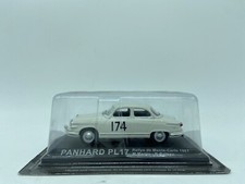 MODELLINO AUTO PANHARD PL17 BIANCO N 174 1961 RALLY MONTE- EDICOLA - SCALA 1:43