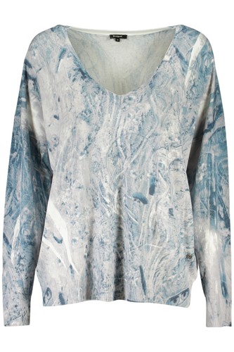 Desigual maglia donna azzurro - donna,