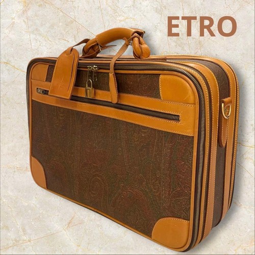 Etro men trunk bag brown - men,