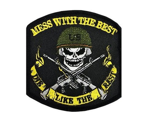 Patch militare ricamata warrio - patch,