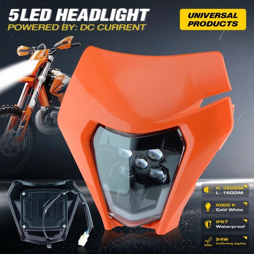 Piastra faro led per moto - , ktm