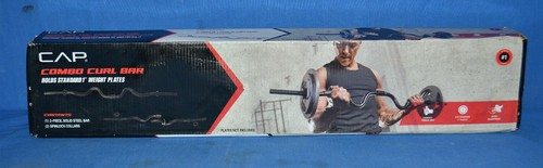 Cap combo curl bar - cap, contiene