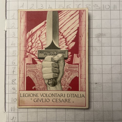 Tessera legione volontari - legione,