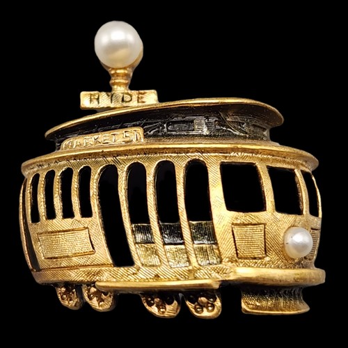 Spilla trolley vintage