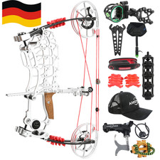 Kit Arco Composto Doppio Uso 30-70lbs Aviazione Alluminio Tiro con l'Arco CacciaArco