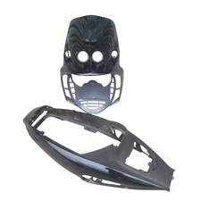 Carene scudo codone coprimanubrio MALAGUTI F12 PHANTOM nero 2° serie Restyling