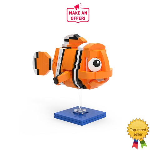 Set mattoni mocs pesce - set,