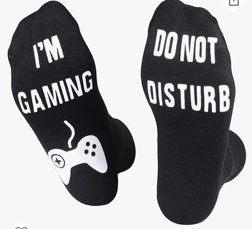 Calze nere unisex gamer - calze,