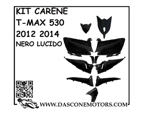 Kit carene tmax 530 - kit,