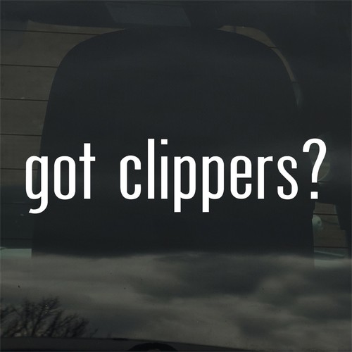 Got clippers adesivo vinile - got, clippers?