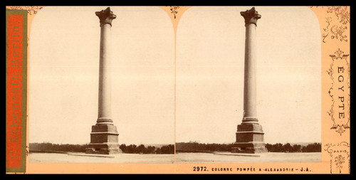 égypte alexandrie colonne - Égypte,, alexandrie,