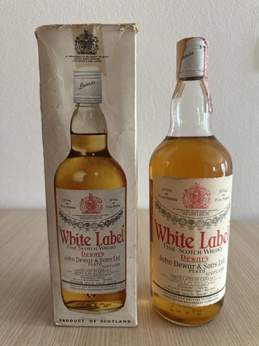 Dewar white label scotch - dewar's,