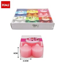 Set 24 Pezzi Candele Colorate