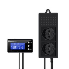 Regolatore di temperatura LCD PID termostato termico per acquario terrario