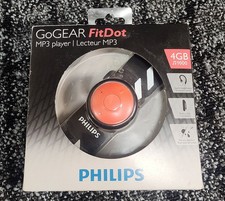 Raro lettore MP3 Philips GoGear FitDot 4 GB vintage sigillato