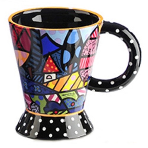 Romero britto tazza - romero, britto,